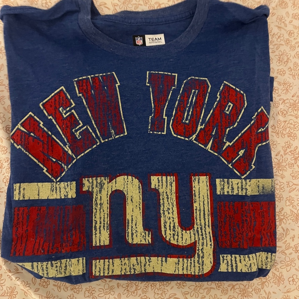 Team Apparel Blue New York Graphic Tee